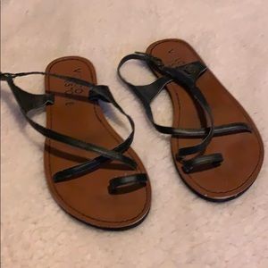 Black sandals